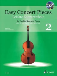 Easy Concert Pieces #2 String Bass and Piano with CD cover